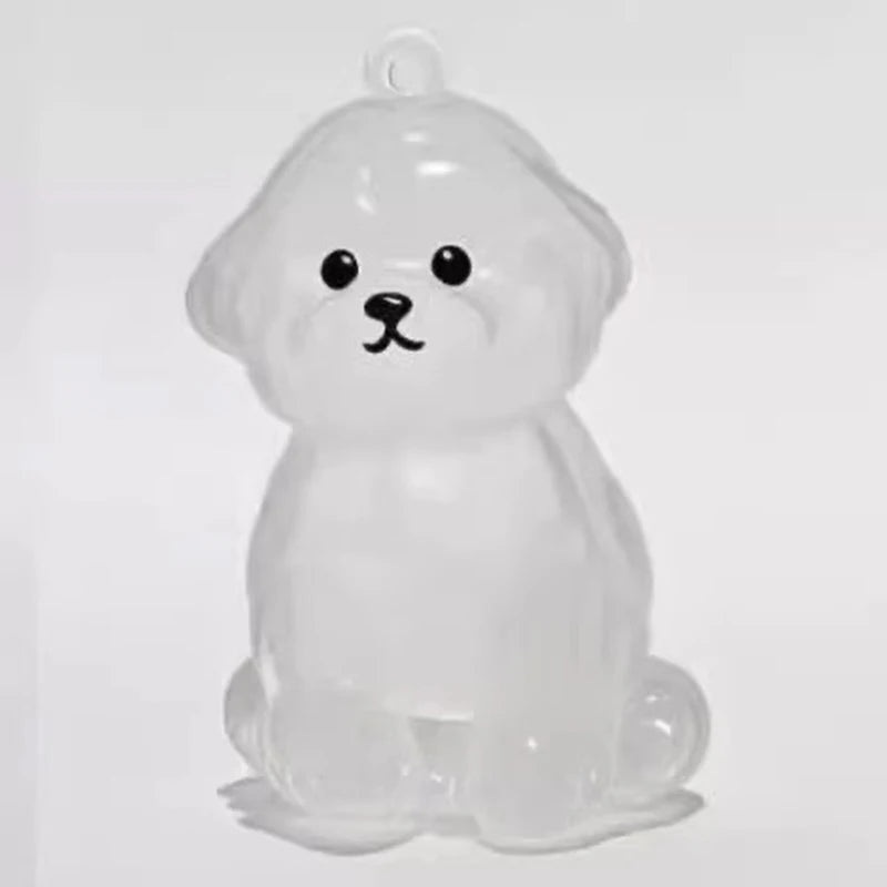 Dog Hair Storage Pendant Keychain Transparent Cat Fur Keepsake