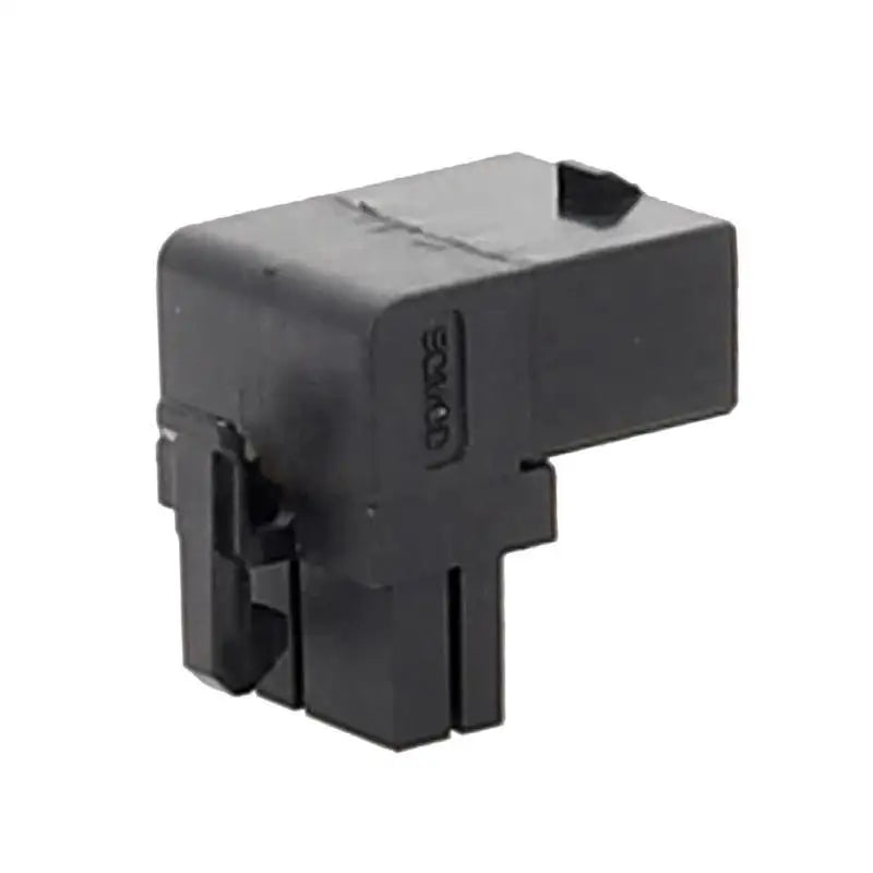 652F 90Degree Graphics Card Elbow Connector Positive 90Degree Bend Graphic Card Elbow Support Two Connectors Simultaneous Use Zpaxo
