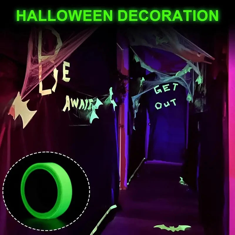 3M Glow Dark Self Adhesive Luminous Tape Waterproof Fluorescent Night