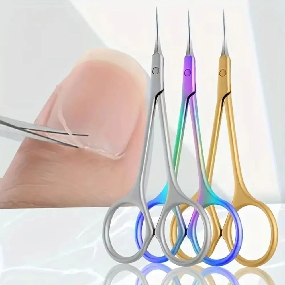 Professional Stainless Steel Cuticle Clipper Fine Curved Small Dead Zpaxo