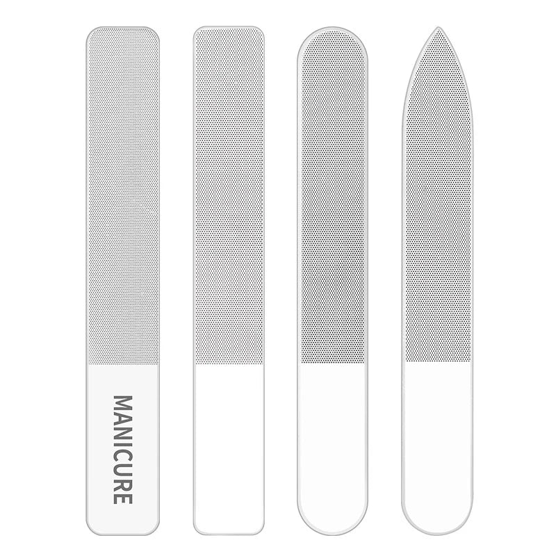 Portable glass nail file - washable for easy cleaning - an excellent tool for manicure polishing and shaping nails. Zpaxo
