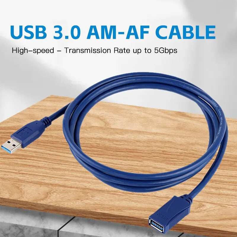 USB 3 0 Extension Cable Male Female M F Cord Adapter Speed Data Zpaxo