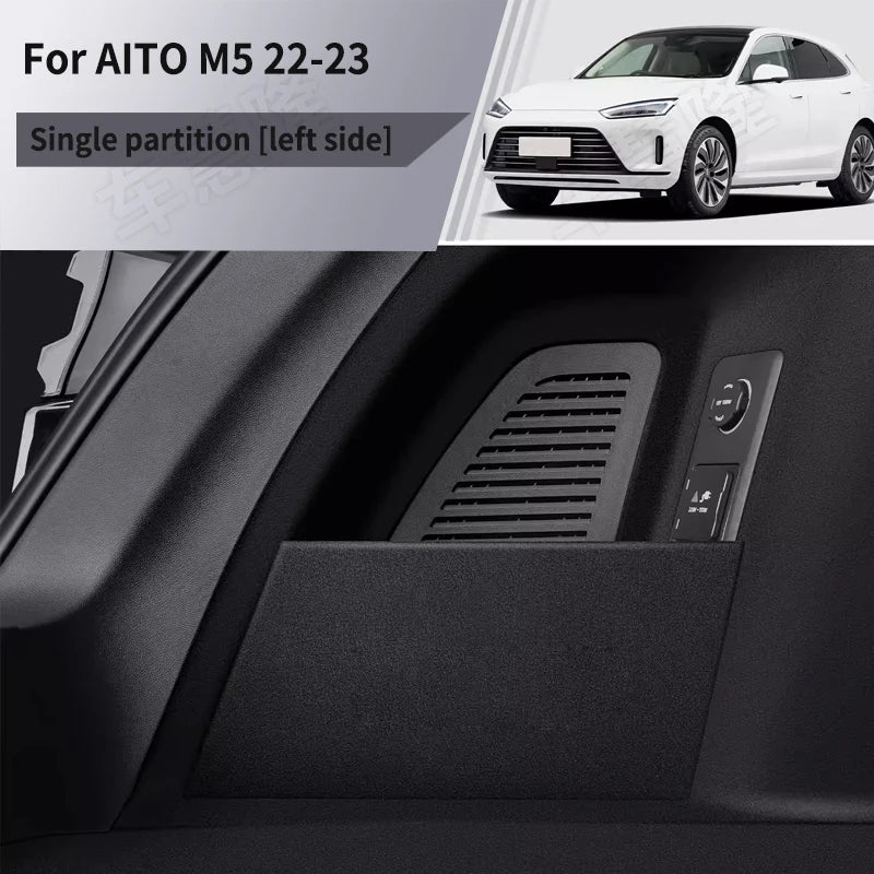 Suitable For AITO M5 2022-2023 Leling Trunk Partition Interior Decoration Car Supplies Storage and Storage Box Zpaxo For AITO M5 22-23