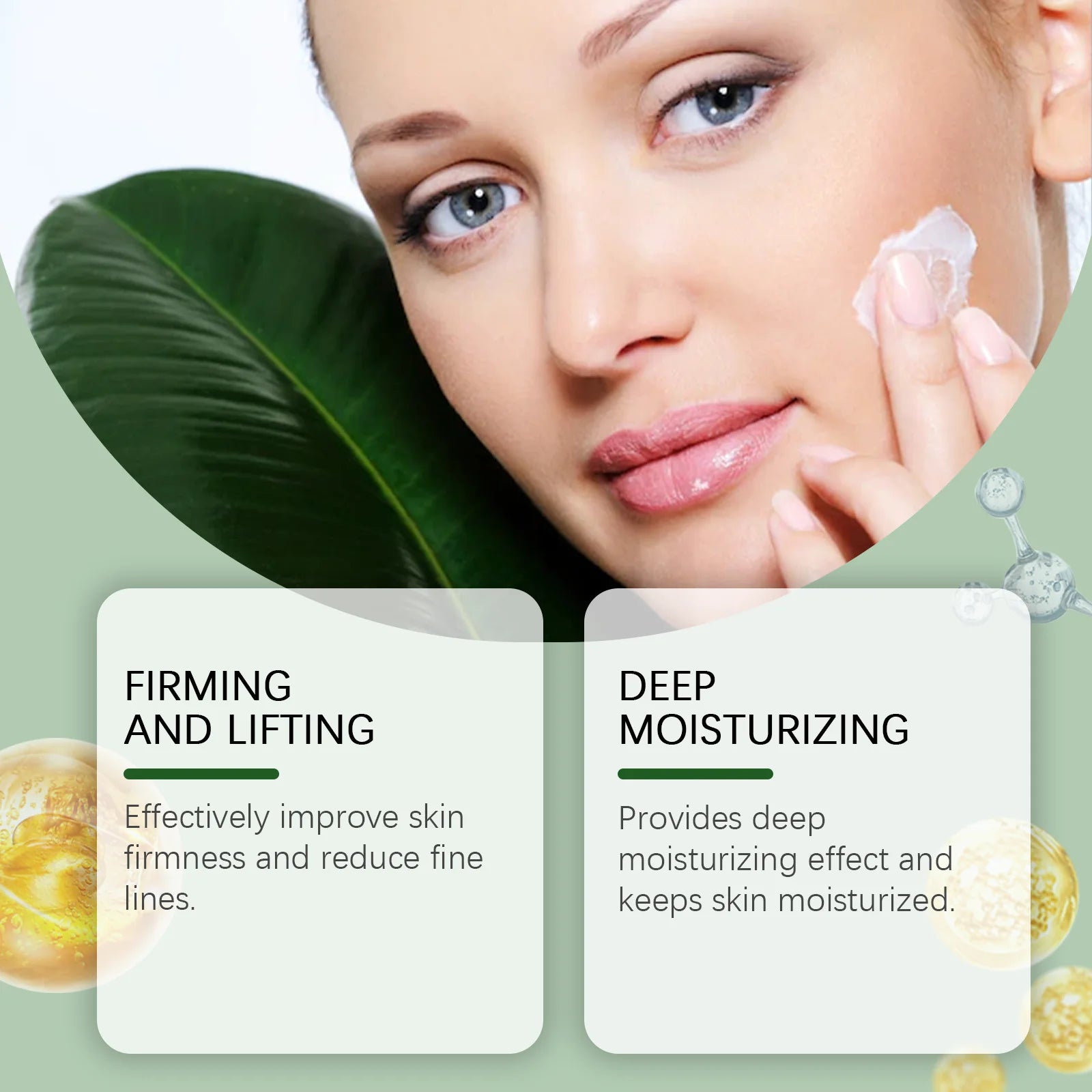 Soothing Lotion Lift Firming Reducing Fine Lines Tightening Deep Hydration Anti-Wrinkle Refreshing Moisturizer Face Body Cream Zpaxo