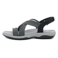 Summer Comfortable Woven Strap Wedge Sandals Adjustable Non Slip Big Zpaxo K6357-6 Black 40 China Mainland