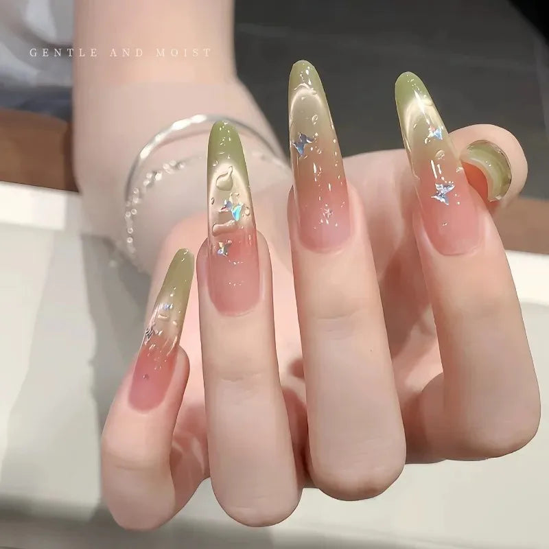 Water Drop Nail Gel 3D Crystal Bubbling No Wipe Coat DIY Dew Effect