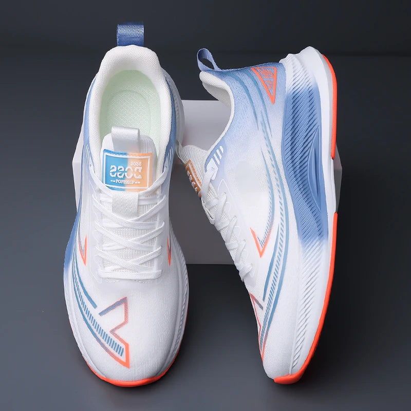 Men's Casual Sneakers Luxury Trainer Shoes Breathable Race Running