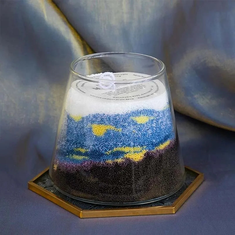 Black Pearl Candle Sand Wax Granules 200g + 10 Wicks | DIY Kit Candle Making Kit Zpaxo