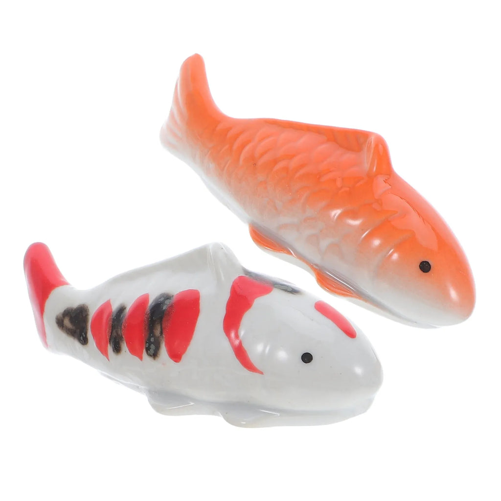 Floating Ceramic Fish Statue Bathtub Garden Pond Aquarium Decor