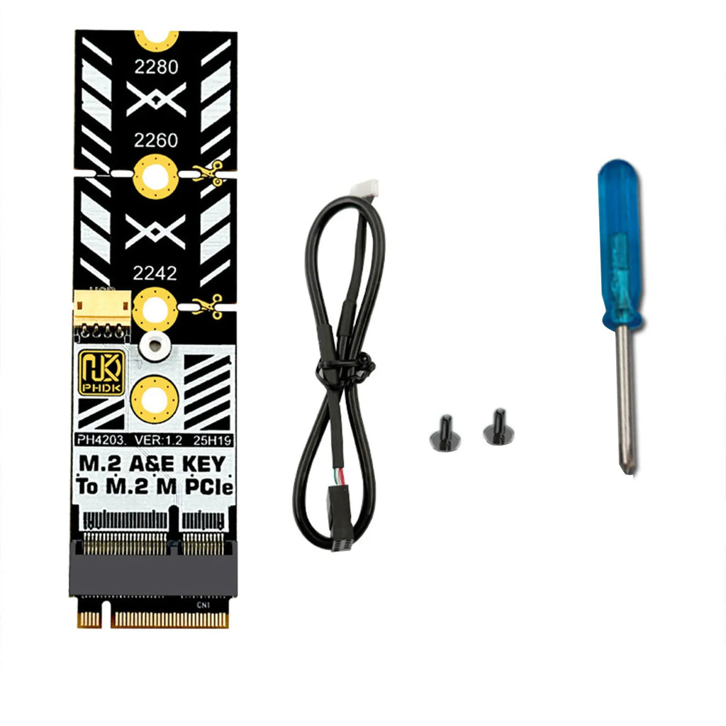 M2 Wi Fi Slot M Key Converter Tools Included Adapter 2 Wifi Card NVMe