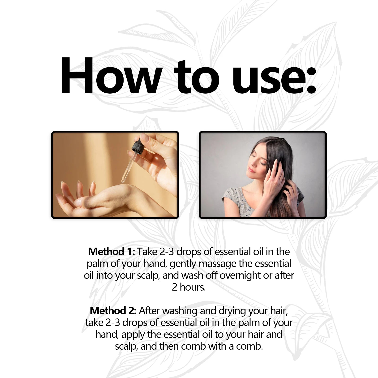 Scalp Treatment Serum Oil Hair Thicken Promote Hair Regrowth Prevent Hair Loss Repair Damaged Hair Smoothing Nourishing Hair Oil Zpaxo