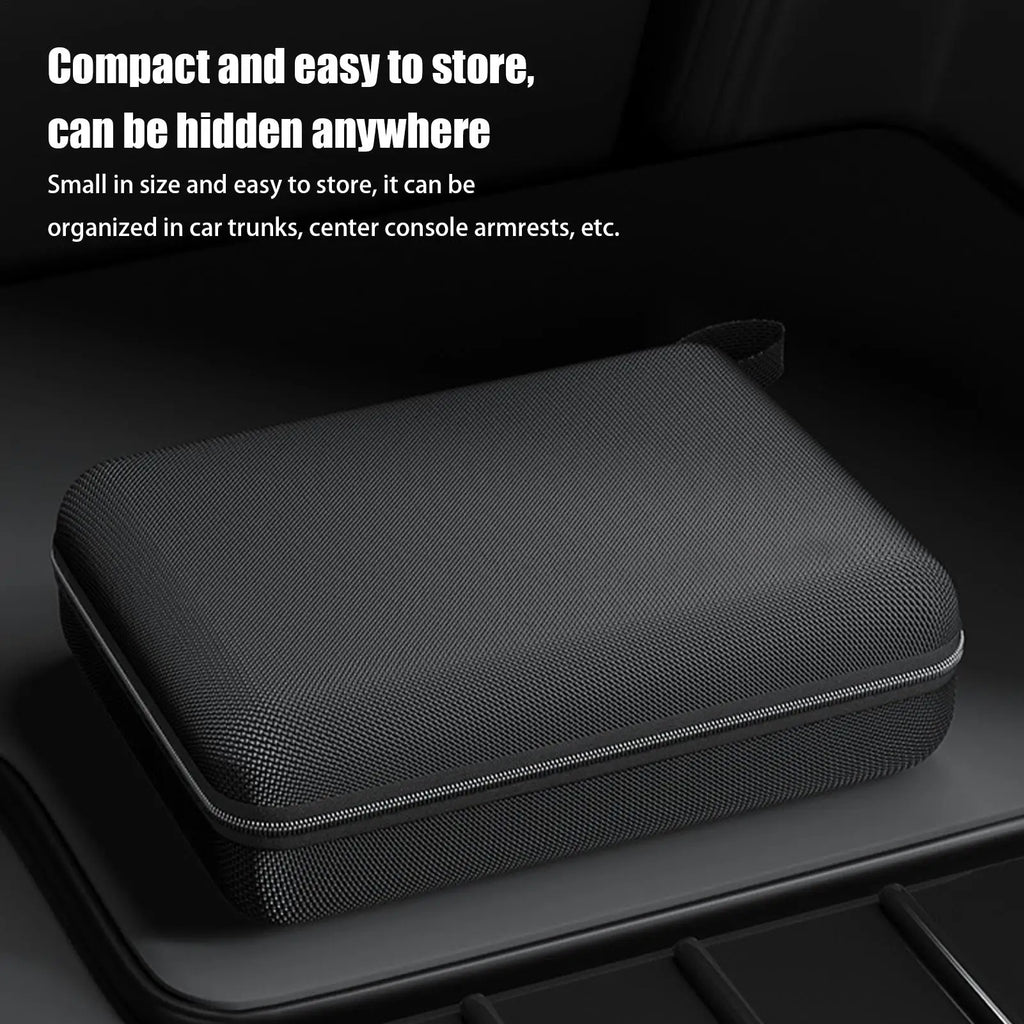 Portable Car Vacuum Storage Case Organizer Zipper Closure Protective