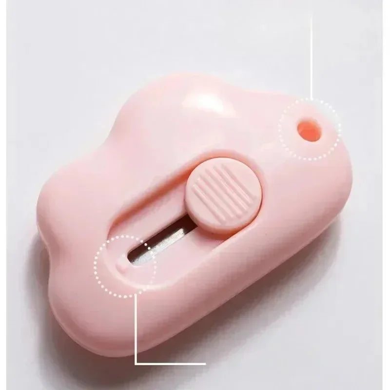 Mini Portable Utility Knife – Cute Rabbit Cloud Paper Cutter
