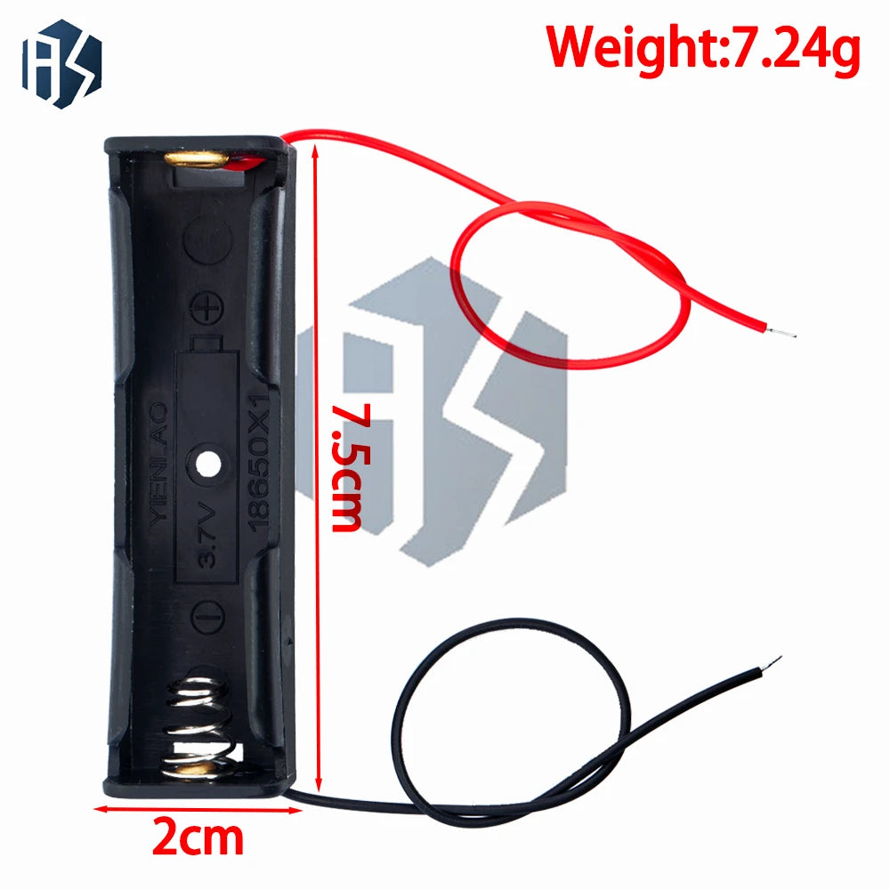 18650 Power Bank Enclosure 1-4 Slot Battery Case Wires Hard Pins Zpaxo