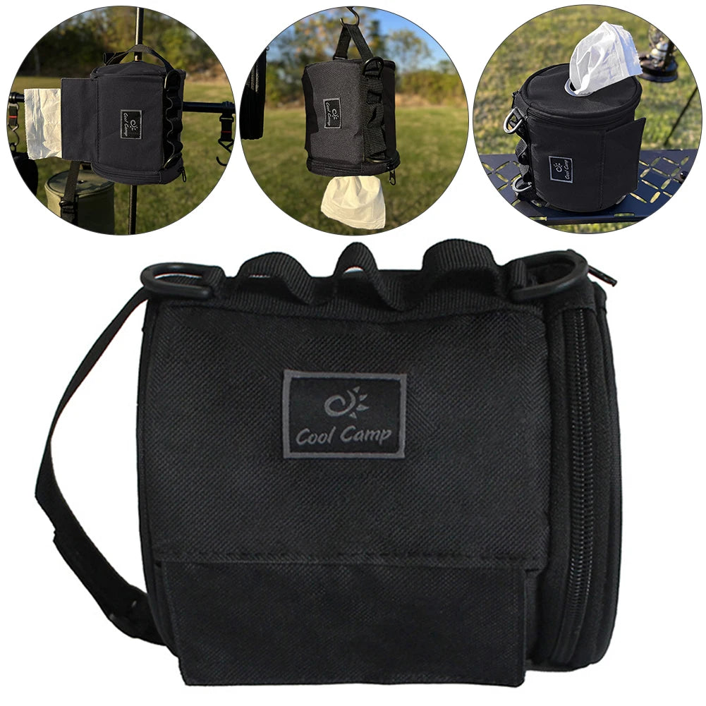 Outdoor Camping Tissue Case Hook Hanging Napkin Holder Toilet Paper Zpaxo