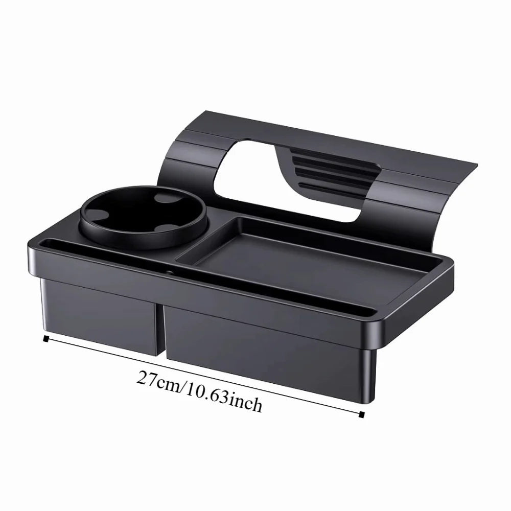 Convenient Storage Barrel Pocket Cup Holder Multi-functional Storage Box Car Storage Tidy Durable Storage Box Auto Organization Zpaxo