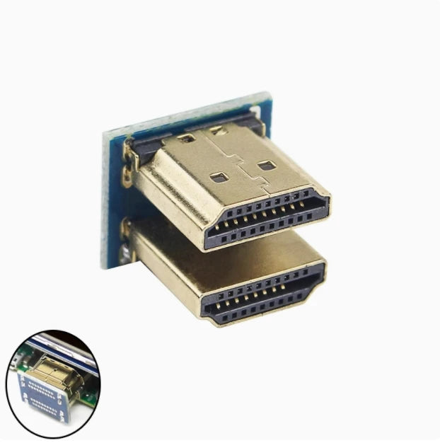Raspberry PI 4B/3B+ Display Projector HDMI Adapter Micro 1.4 Revolution male head bidirectional Zpaxo 3rd generation 3B