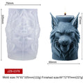 Wolf Skull Eagle Head Silicone Candle Mold 3D Roaring Animal Head Soap Wax Aroma Plaster Making Resin Mold Home Decor Zpaxo Lynx