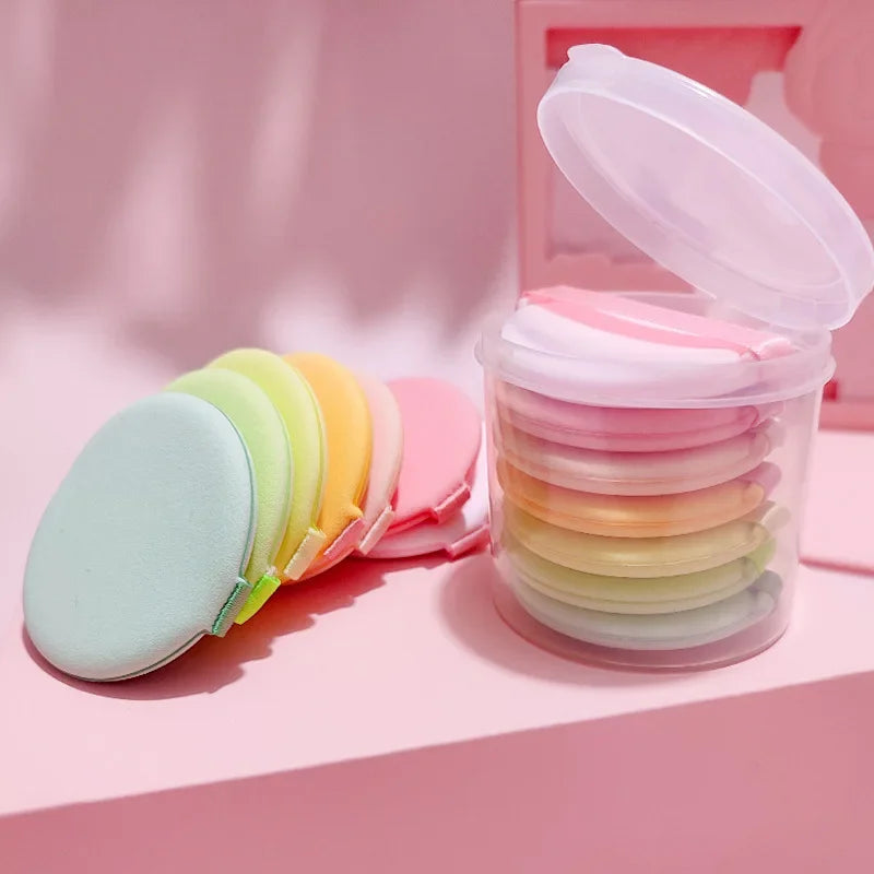7pcs Powders Puff Makeup Sponge Powder Cosmetic Puff Dry and Wet Spong Cushion Foundation Powder Beauty Tool Makeup Accessories Zpaxo