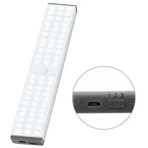 LED Motion Sensor Cabinet Light – Rechargeable & Dimmable Under Cabinet Light Zpaxo WHITE 1W