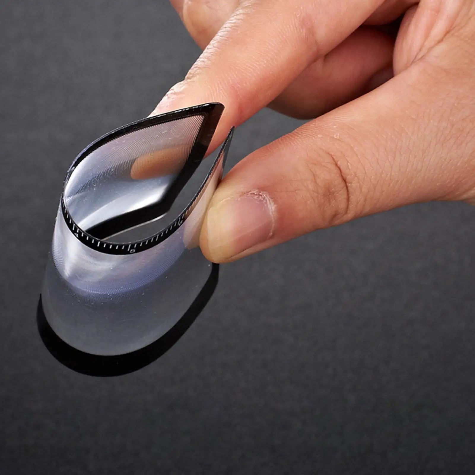 Wallet Magnifier Card 3X Mini Magnifying Glass Ruler Pocket Reading