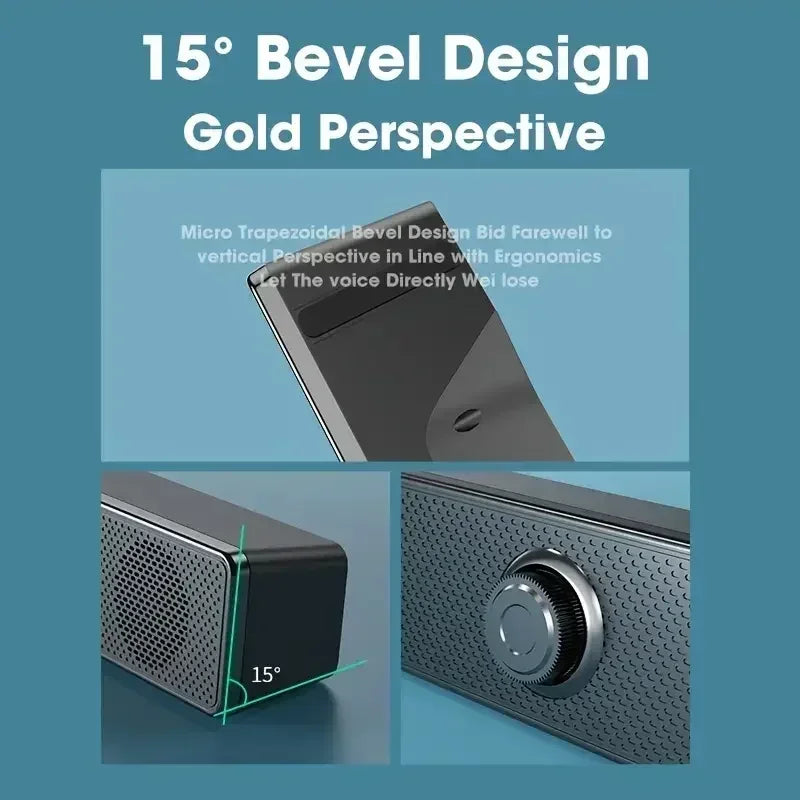 Computer Desktop High-quality 4D Surround Speaker Bluetooth Wired Dual-purpose High-volume Microphone Two-in-one Speaker Zpaxo