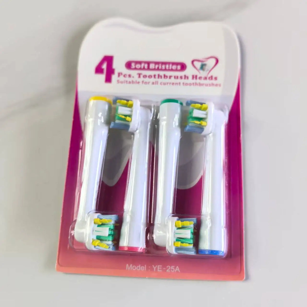 12types Toothbrush Heads Replacement For Oral B PRO Models 600 650 670 2000 2500 2900 3000 3500 3900 Soft Bristles Health Care Zpaxo YE25A-4pcs