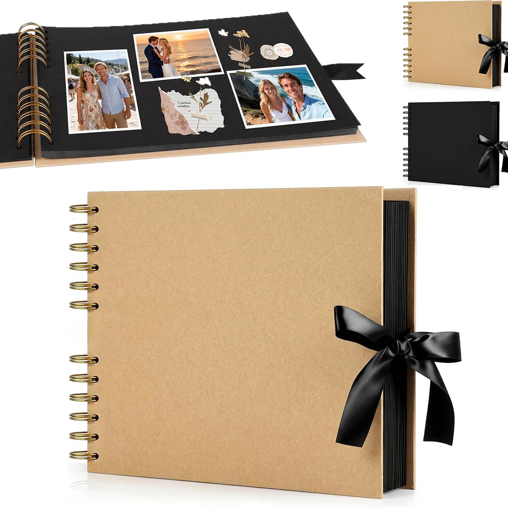 Blank Scrapbook Album – 40 Pages 300g Acid-Free Cardstock Journal