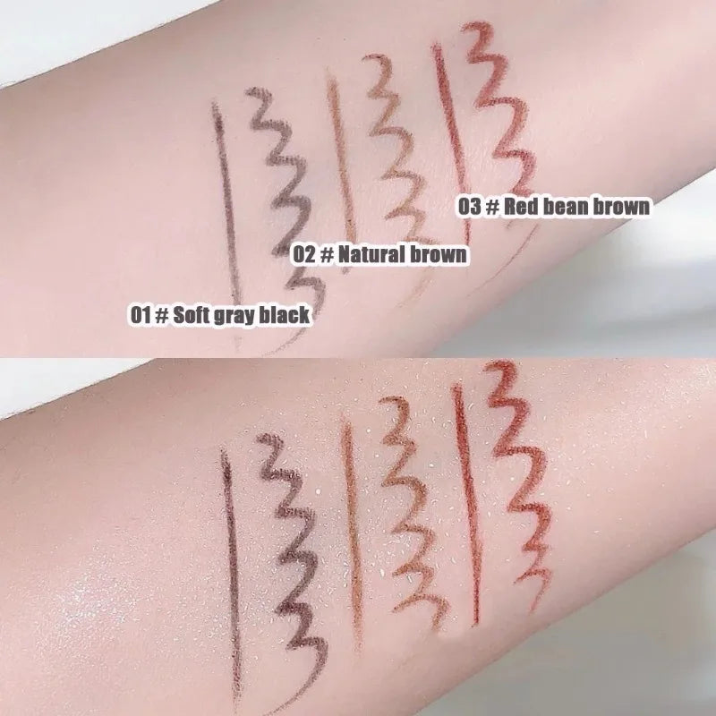 Red Brown Eyeliner Pencil Waterproof Long Lasting Matte Black Easy
