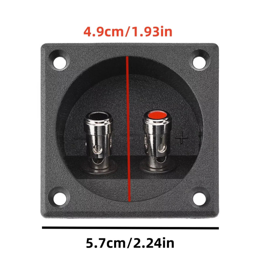 2 Way Speaker Box Terminal Binding Post Cup DIY Home Car Stereo Screw