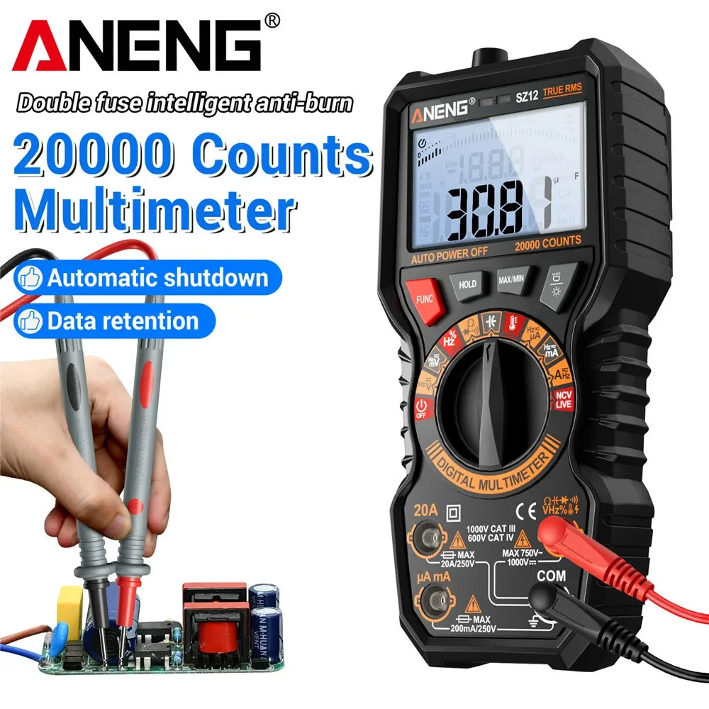 ANENG SZ12 Digital Multimeter 20000 Current Multimetro Resistance