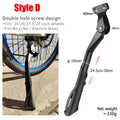 Bicycle Kickstand Bike Parking Rack Support Adjustable Side Kick Stand Foot Brace Bike Holder Footrest Cycling New Replace Parts Zpaxo Style D