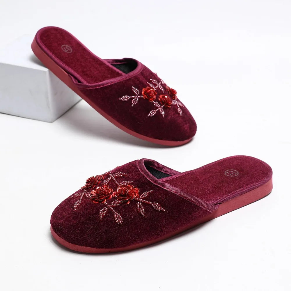 Women's Round Headed Slippers 2026 Vintage Home Flat Casual Sandals Zpaxo 36 image color 3