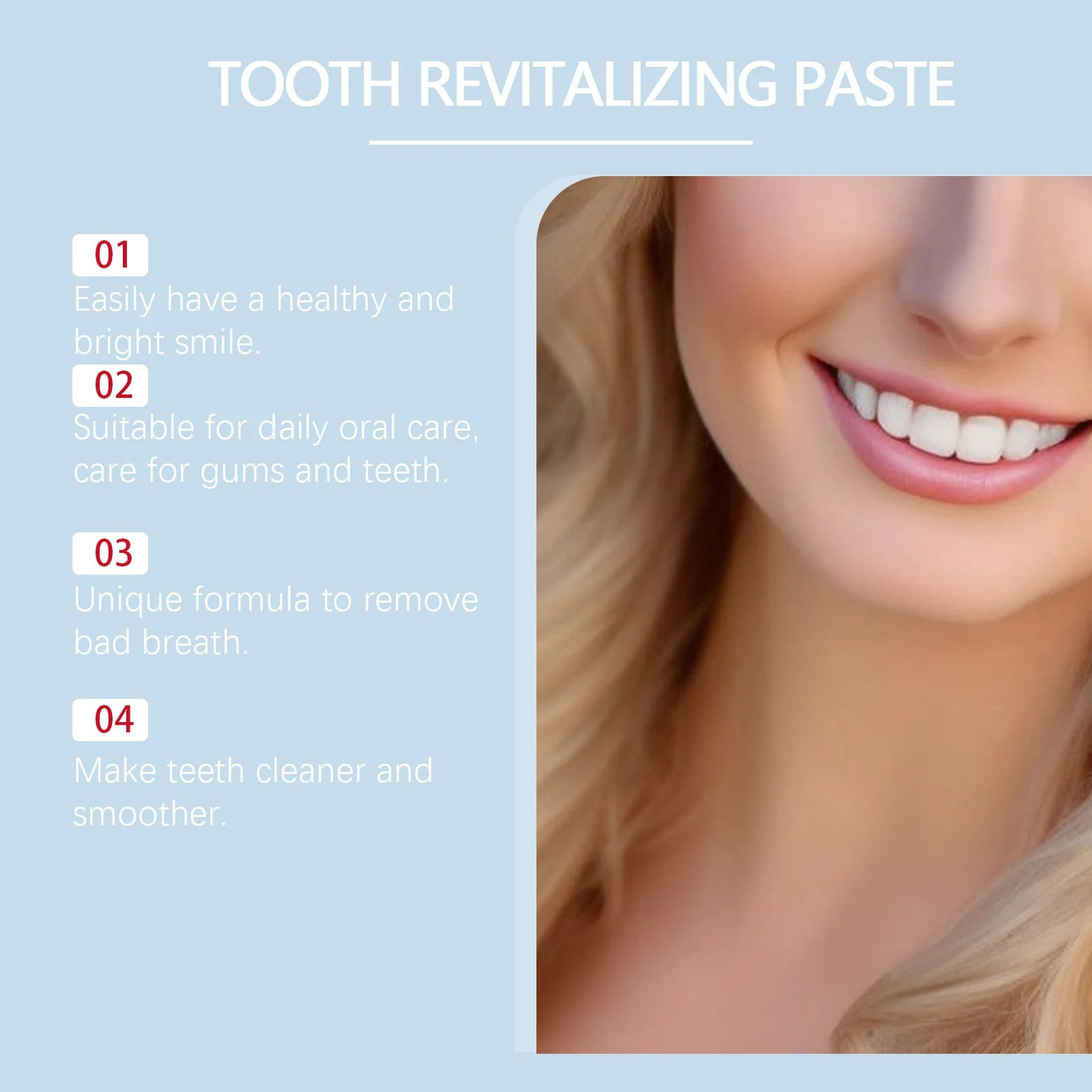 Deep Cleaning & Whitening Toothpaste, Teeth Stain Removal, Tartar Control, Fresh Breath, Oral Health Maintenance Zpaxo