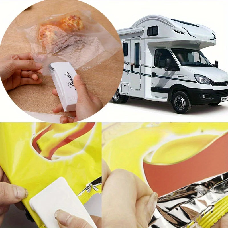 Mini Hand Pressure Bag Sealer – Food & Plastic Bag Machine Bag Sealing Machine Zpaxo