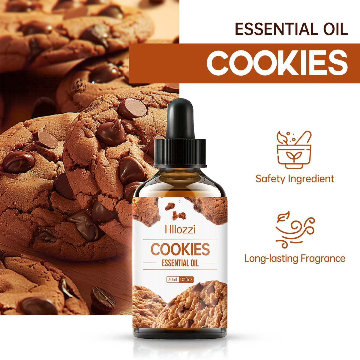 Cookies Essential Oil Hydrating Moisturizing Aromatherapy Candle Soap Zpaxo