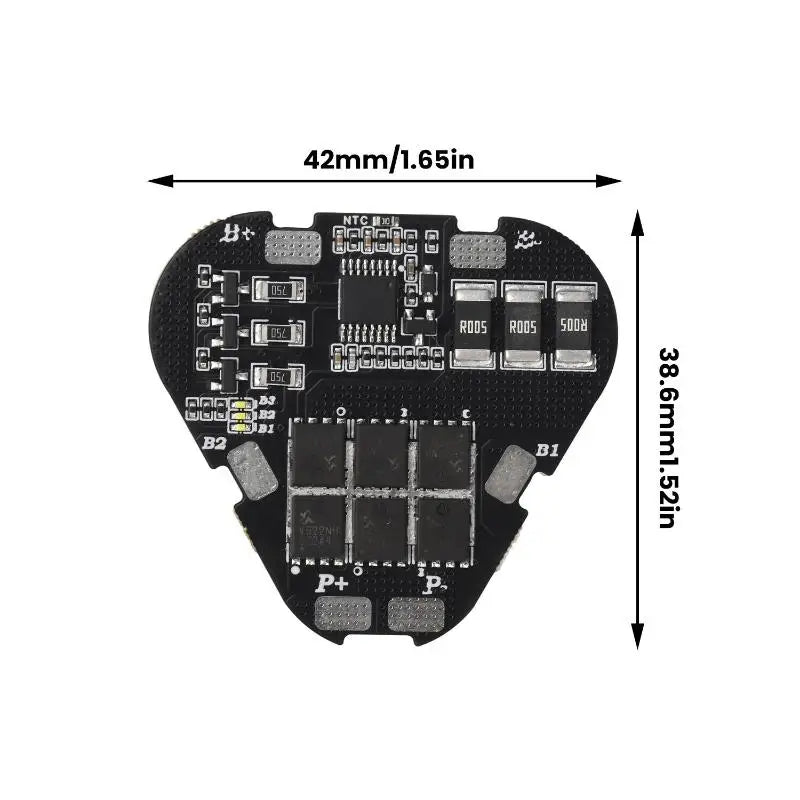 3S 60A BMS 11.1V Li-ion Battery Protection Board for 18650