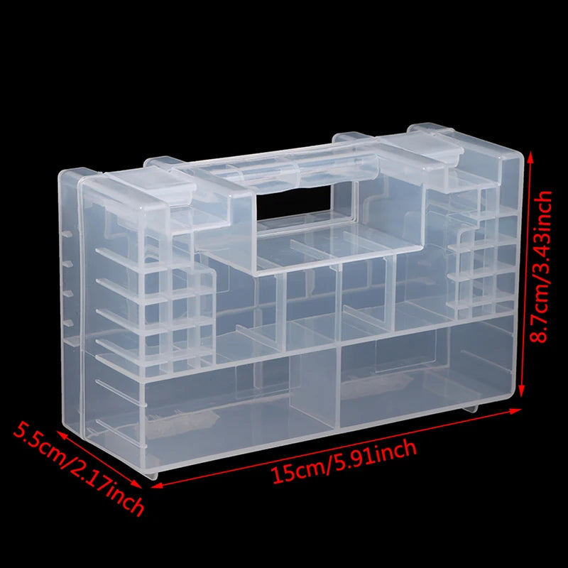 20x AA 14xAAA Plastic Battery Holder Case Organizer Container