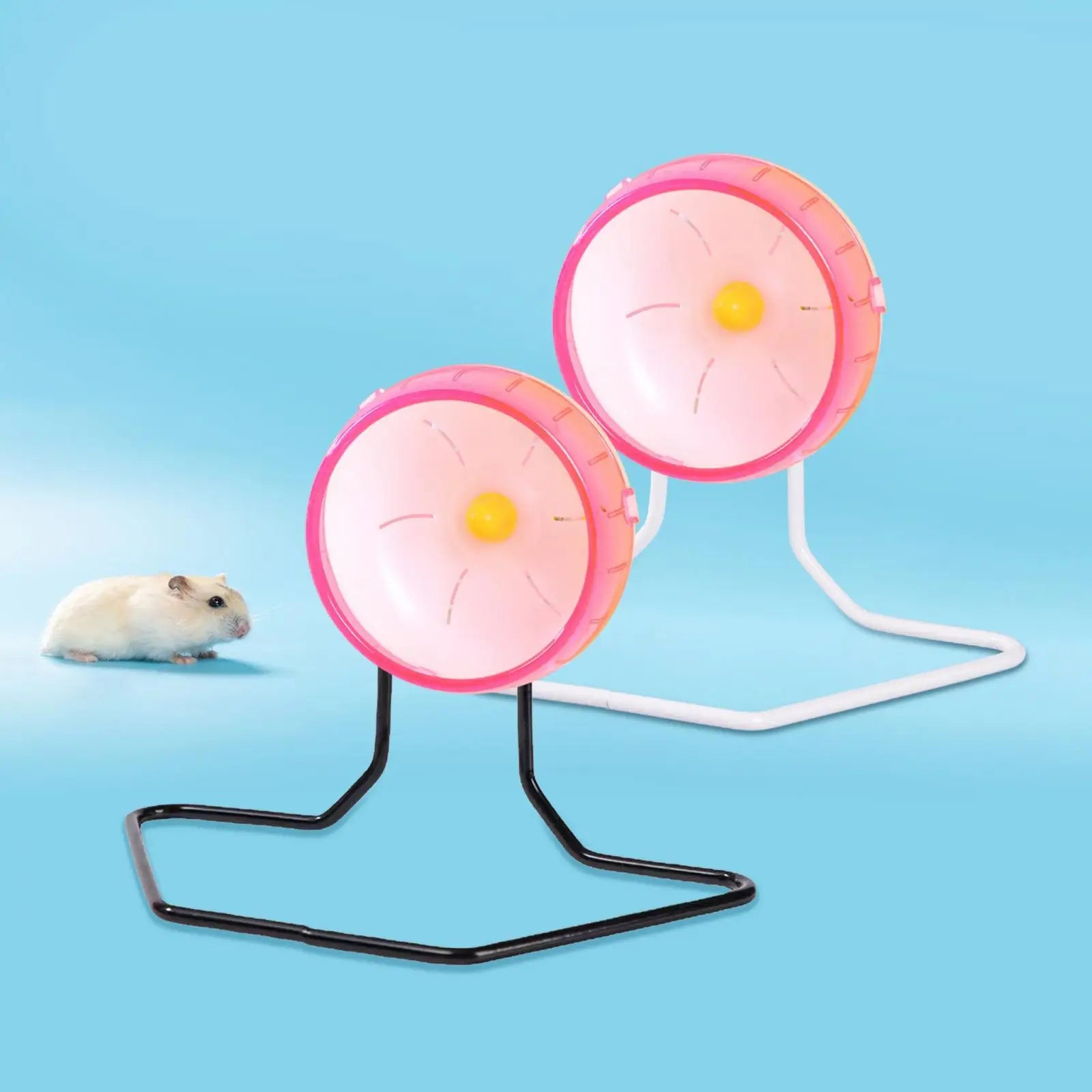 Small Pet Run Toy Bracket Running Wheel Support Rack Hamster Running Wheel Bracket for Animal Hamster Wheel Mice Guinea Pig Zpaxo
