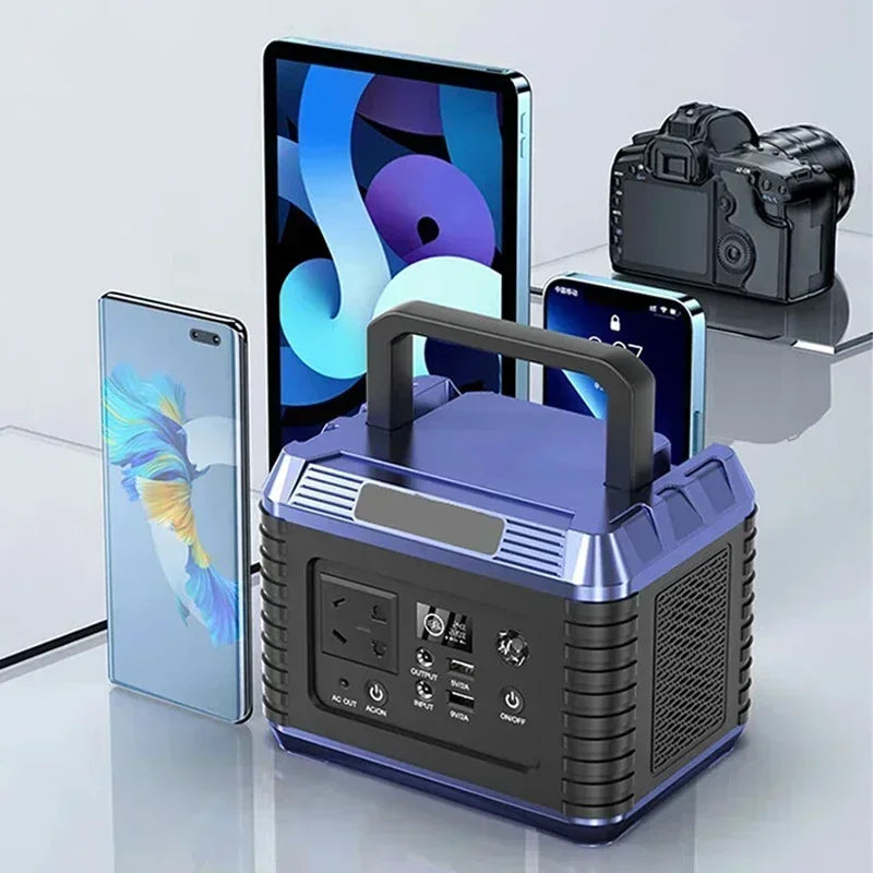64000MAh 300W Portable Power Station 200W 220V Ternary Lithium Battery Energy Storage Power Supply Camping RV Multi-function USB Zpaxo