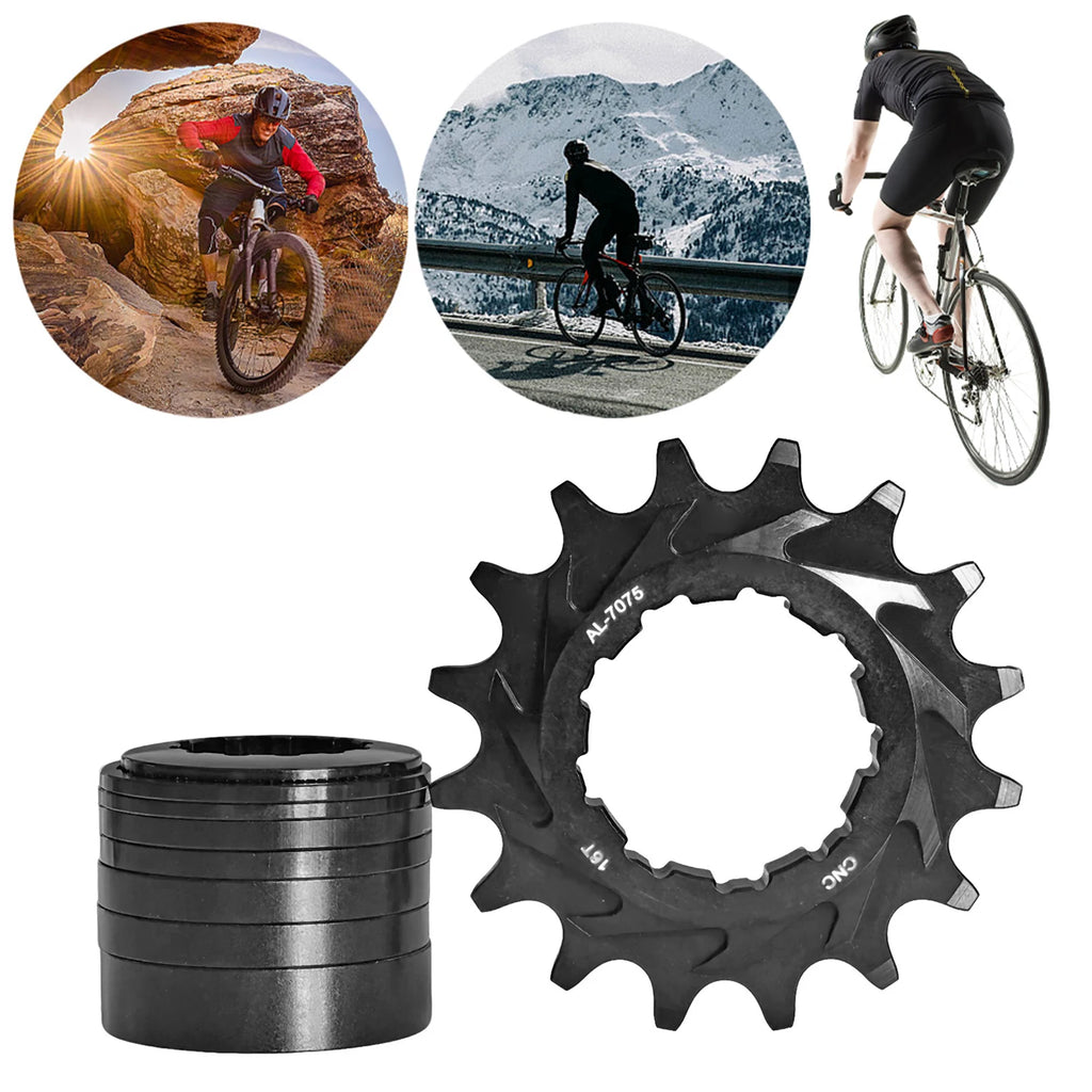 HG 16T MTB Road Bike Sprocket Aluminum Alloy Cassette Bicycle