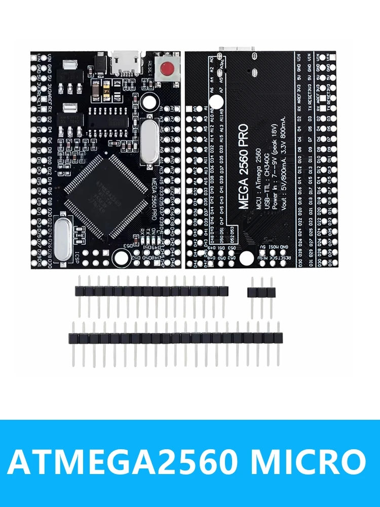 Mega 2560 MINI 5V Embed CH340G ATmega2560-16AU Male Pinheaders Zpaxo 2560 MINI MICRO