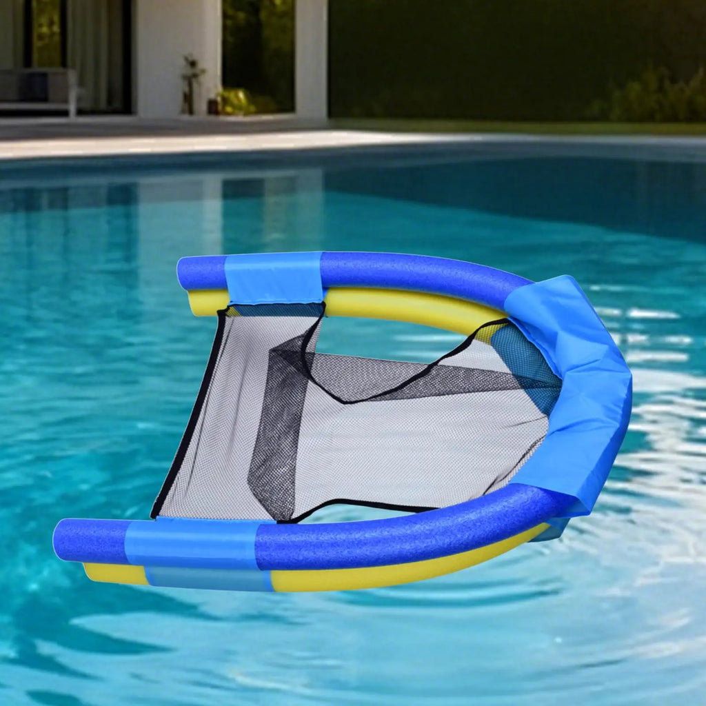 Floating Chair Inflatable Ergonomic Double Tube Portable Pool Floats Zpaxo