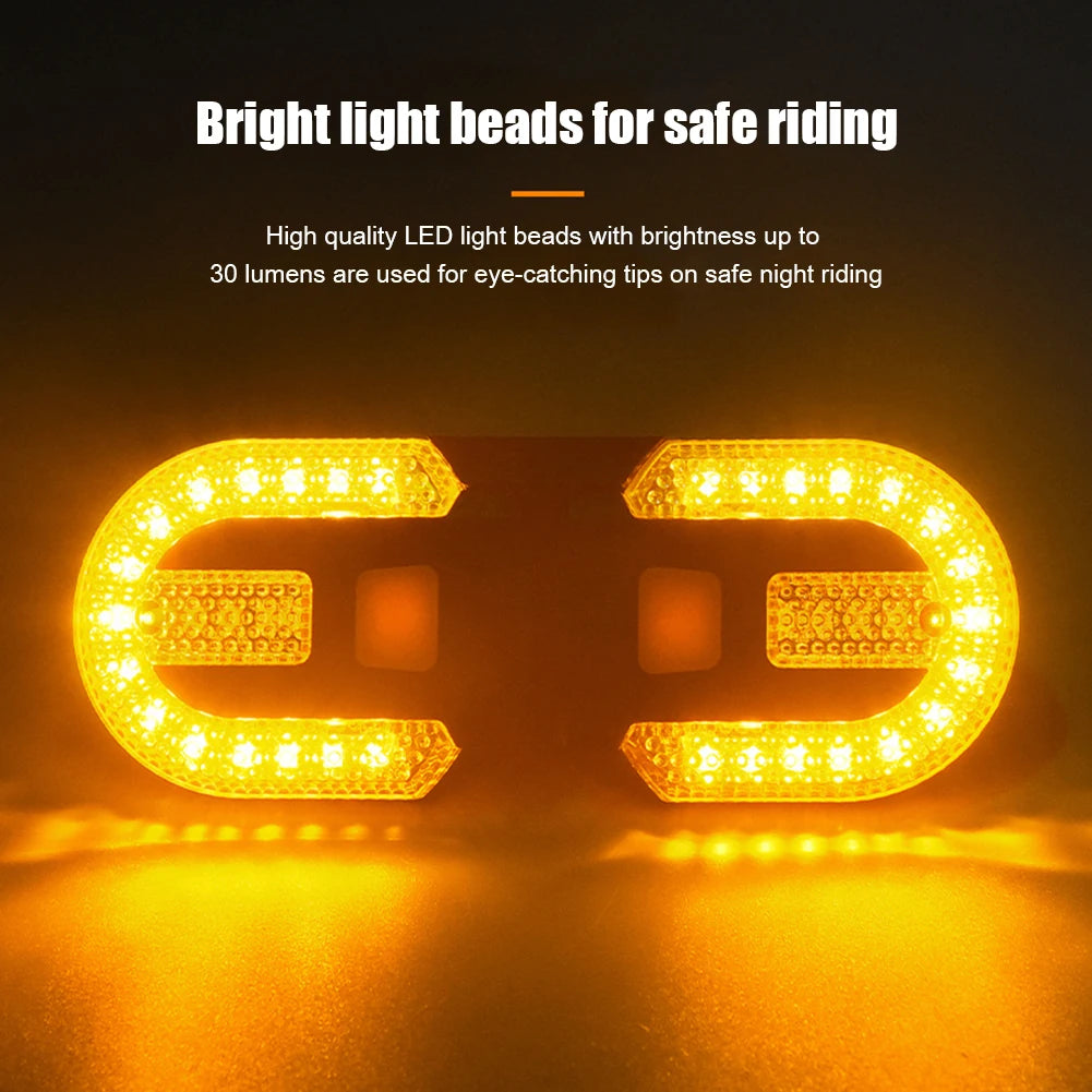 Bike 1 Turn Signal Rear Light LED Bicycle Lamp USB Rechargeable