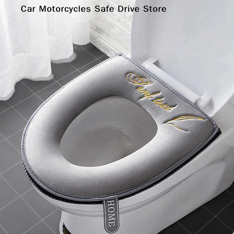 Toilet Cushion Household Seat Seasonal Universal Cover Winter Soft