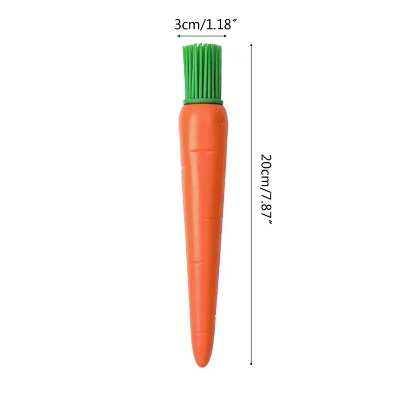 Carrot Silicone Basting Brush – BBQ & Pastry Oil Brush Silicone Basting Brush Zpaxo