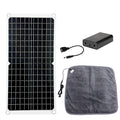 Solar Pet Mat Winter Solar Heated Pet Pad Winter Dog Bed with Energy Storage Box Indoor Outdoor Heated Mat for Dogs and Cats Zpaxo Default Title