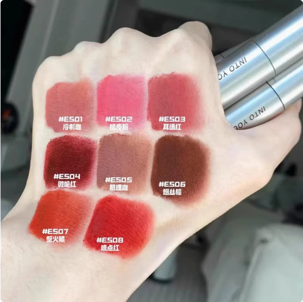 Into You Espresso Lip Tint Matte Rich Velvet Lipgloss Intoyou Zpaxo
