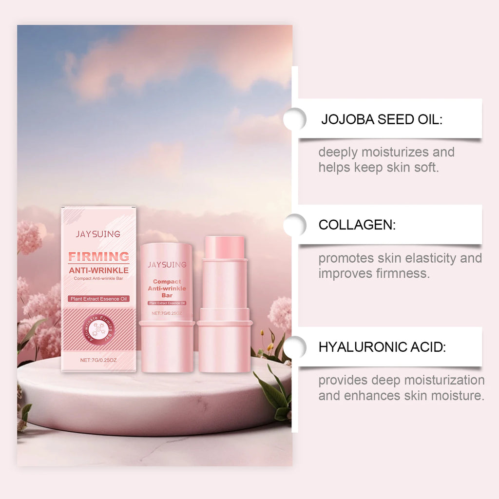 Jaysuing Collagen Firming Bar | Anti-Wrinkle Face Balm Stick Collagen Face Balm Stick Zpaxo