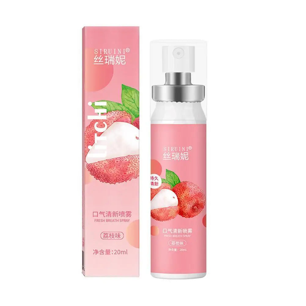 Fruity Breath Freshener Spray – Lychee & Watermelon, 20ml Breath Freshener Spray Zpaxo A